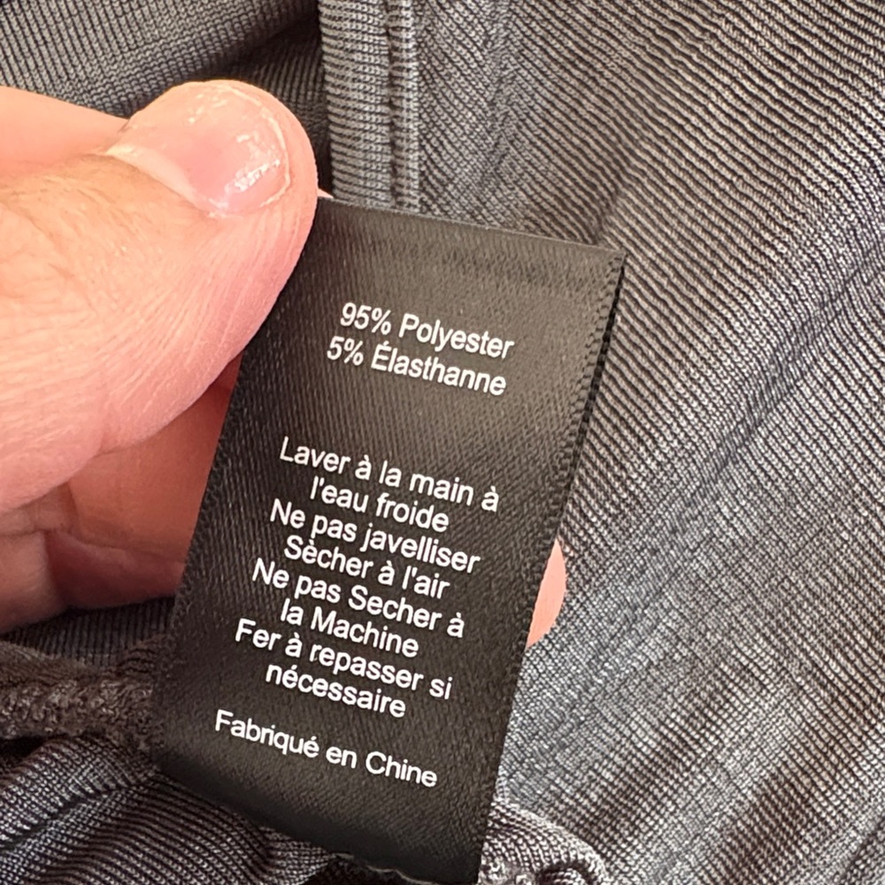 ASTR Charcoal Ruched Blouse - Picture 10 of 10